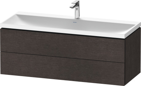Mineral cast washbasin c-shaped with vanity wall mounted, LC6953O72720000