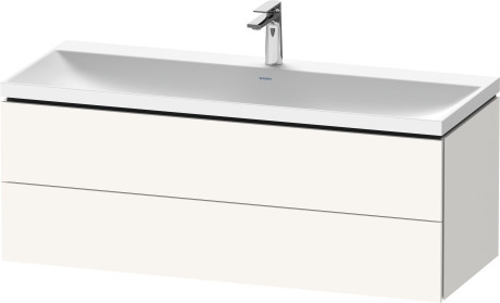 Mineral cast washbasin c-shaped with vanity wall mounted, LC6953O84840000