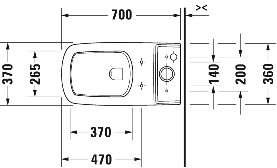 مرحاض قطعتين, 216001