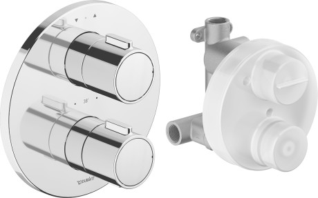Thermostats - Thermostatic shower mixer for concealed installation