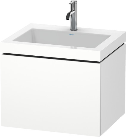 Furniture washbasin c-bonded with vanity wall mounted, LC6916O8484 furniture washbasin Vero Air included