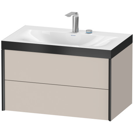 Furniture washbasin c-bonded with vanity wall mounted, XV4615EB283P
