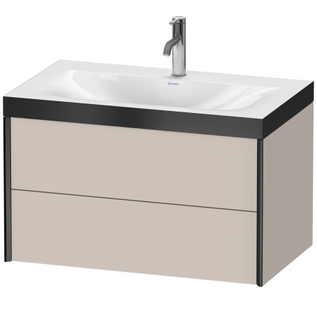 Furniture washbasin c-bonded with vanity wall mounted, XV4615OB283P