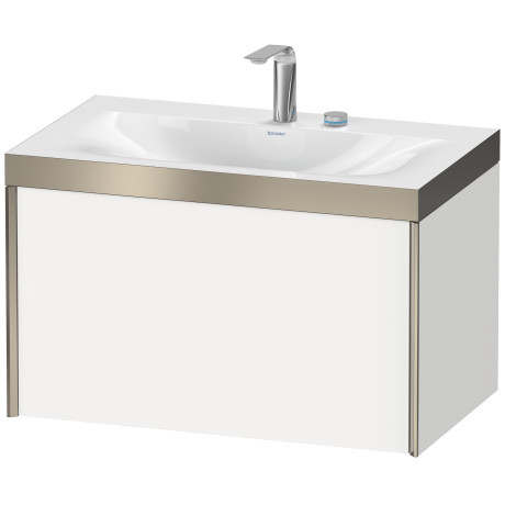 Furniture washbasin c-bonded with vanity wall mounted, XV4610EB184P