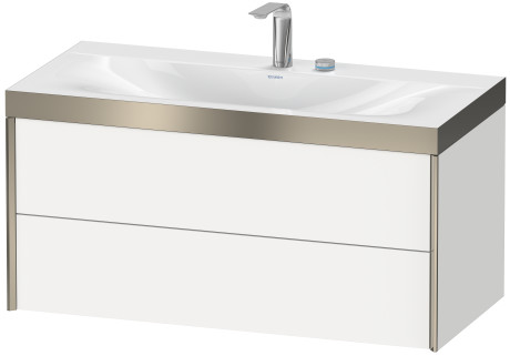 Furniture washbasin c-bonded with vanity wall mounted, XV4616EB184P