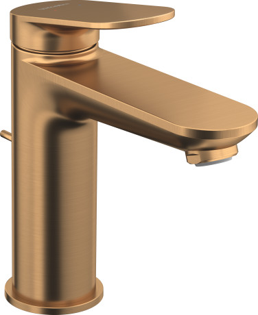 Mitigeur monocommande de lavabo M, WA1020001004 Bronze brossé, flexibles de raccordement 3/8