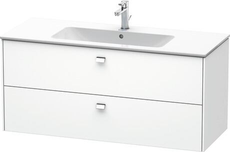 ארון אמבטיה תלוי על הקיר, BR410401018 לבן מאט, עיצוב, ידית כרום