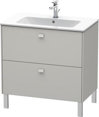 Vanity Cabinet, BR440200707 Concrete Gray Matte, Decor, Handle Concrete Gray