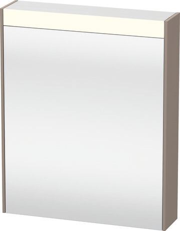 Mirror cabinet, BR7101L43430000 Basalte, Hinge position: Left, Socket: Integrated, Number of sockets: 1, plug socket type: F, Energy class D