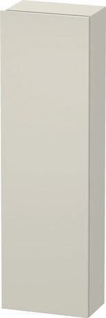 Tall cabinet, DS1218R9191 Hinge position: Right, taupe Matt, Decor