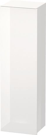 Tall cabinet, DS1219L2222 Hinge position: Left, White High Gloss, Decor