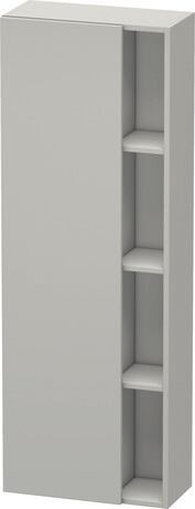 Tall cabinet, DS1238L0707 Hinge position: Left, Concrete grey Matt, Decor