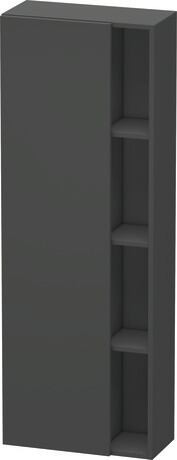 Tall cabinet, DS1238L4949 Hinge position: Left, Graphite Matt, Decor