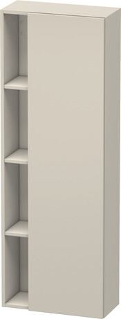 Tall cabinet, DS1238R9191 Hinge position: Right, taupe Matt, Decor