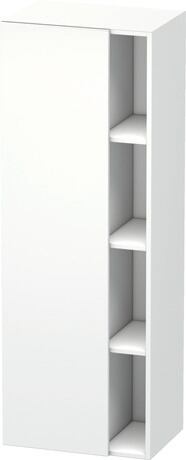 Tall cabinet, DS1239L1818 Hinge position: Left, White Matt, Decor