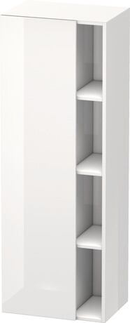 Tall cabinet, DS1239L2222 Hinge position: Left, White High Gloss, Decor