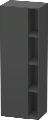 Tall cabinet, DS1239L4949 Hinge position: Left, Graphite Matt, Decor