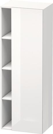 Tall cabinet, DS1239R2222 Hinge position: Right, White High Gloss, Decor