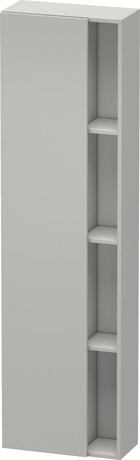 Tall cabinet, DS1248L0707 Hinge position: Left, Concrete grey Matt, Decor