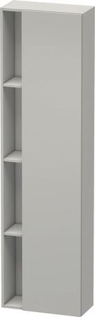 Tall cabinet, DS1248R0707 Hinge position: Right, Concrete grey Matt, Decor