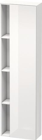 高浴柜, DS1248R2222 铰链位置: 右, 白色 高光, 饰面