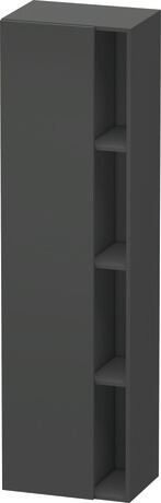 Tall cabinet, DS1249L4949 Hinge position: Left, Graphite Matt, Decor