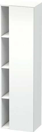 高浴柜, DS1249R1818 铰链位置: 右, 白色 哑光, 饰面