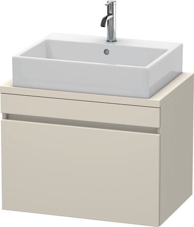 Console vanity unit wall-mounted, DS530109191 taupe Matt, Decor
