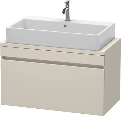 Console vanity unit wall-mounted, DS530309191 taupe Matt, Decor