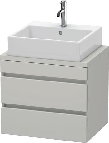 Console vanity unit wall-mounted, DS530500707 Concrete grey Matt, Decor