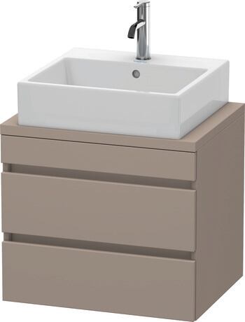 Console vanity unit wall-mounted, DS530504343 Basalte Matt, Decor