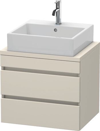 Console vanity unit wall-mounted, DS530509191 taupe Matt, Decor