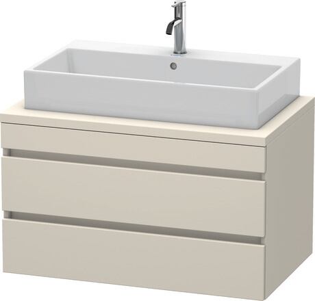 Console vanity unit wall-mounted, DS531809191 taupe Matt, Decor