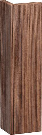 Korpusblende, DS539902121 Nussbaum dunkel Matt, Hochverdichtete Dreischicht-Holzspanplatte