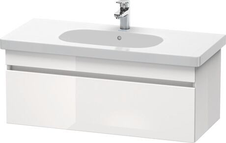 Vanity unit wall-mounted, DS638502222 White High Gloss, Decor