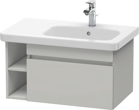 ארון אמבטיה תלוי על הקיר, DS639300707 אפור בטון מאט, עיצוב