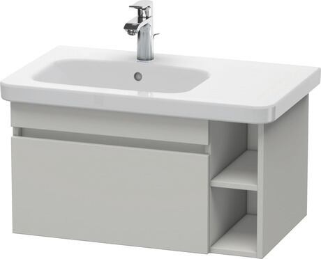 ארון אמבטיה תלוי על הקיר, DS639400707 אפור בטון מאט, עיצוב