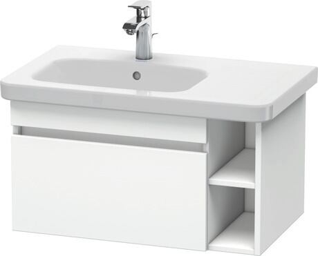 Meuble sous lavabo suspendu, DS639401818 Blanc mat, Décor