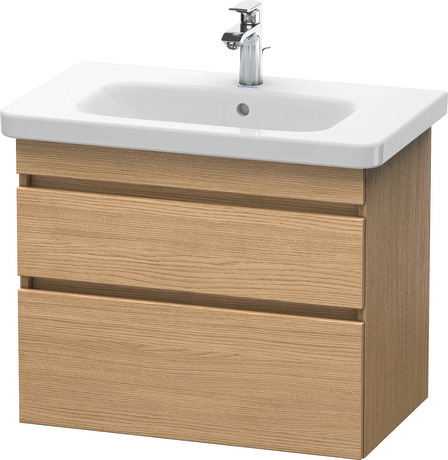 挂壁式浴柜, DS648105252 欧洲橡木 哑光, 饰面
