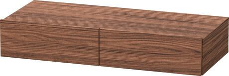 Shelf with drawer, DS827002121 Walnut dark Matt, Decor