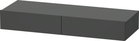 Shelf with drawer, DS827104949 Graphite Matt, Decor