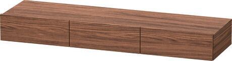 Shelf with drawer, DS827202121 Walnut dark Matt, Decor