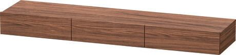 Shelf with drawer, DS827302121 Walnut dark Matt, Decor