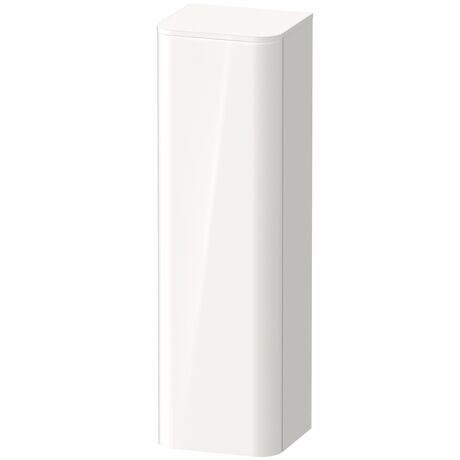 Semi-tall cabinet, HP1261L2222 Hinge position: Left, White High Gloss, Decor