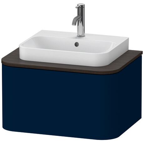 Console vanity unit wall-mounted, HP494009898 Night blue Satin Matt, Lacquer