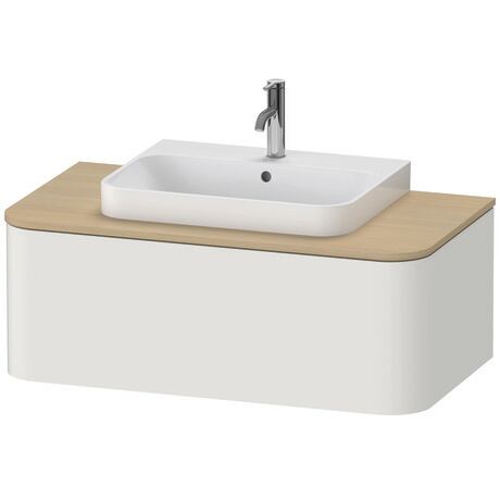 Console vanity unit wall-mounted, HP494103939 Nordic white Satin Matt, Lacquer