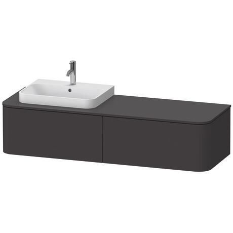 Mueble bajo lavabo para encimera, HP4944L8080 Grafito Supermate, Decoración