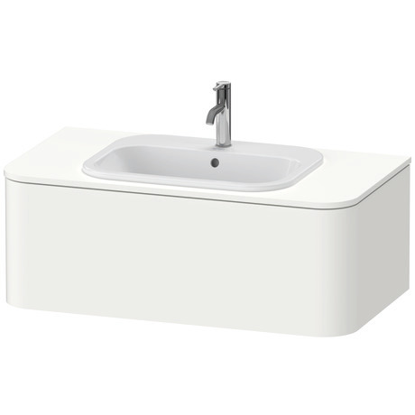 挂壁式浴柜台面, HP4951036360010 白色 哑光缎面, 清漆, 内部照明: 一体式