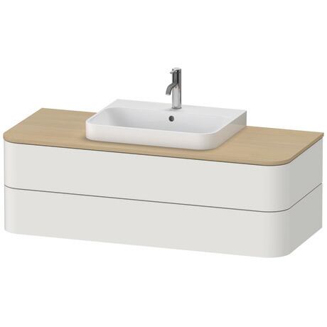 Console vanity unit wall-mounted, HP496203939 Nordic white Satin Matt, Lacquer