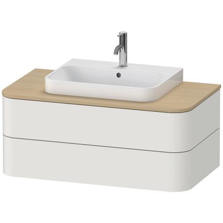 Console vanity unit wall-mounted, HP497103939 Nordic white Satin Matt, Lacquer